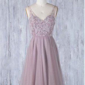 HANDMADE Mauve Bridesmaid/Prom Dress